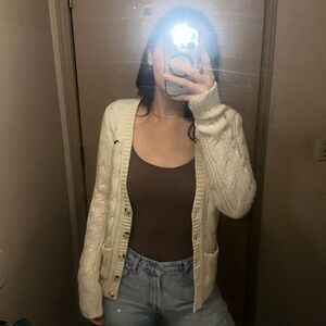 Cream Sweater for Women